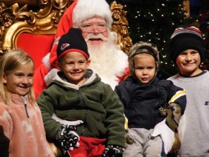 Kids and Santa at SDC